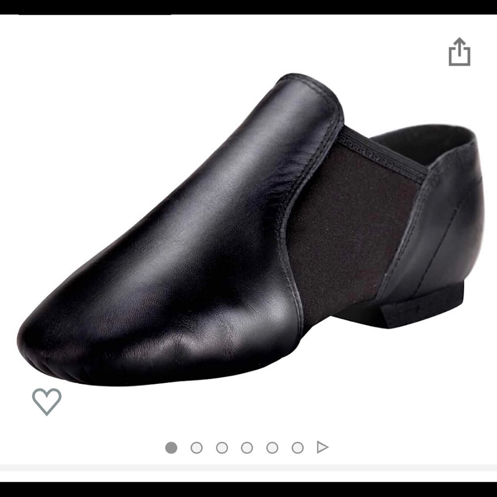 Black Jazz Shoes slip on women size 7.5